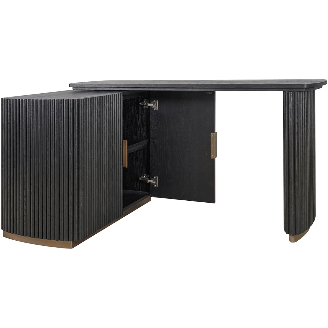 Richmond Bureau Cambon Dark Coffee 134cm