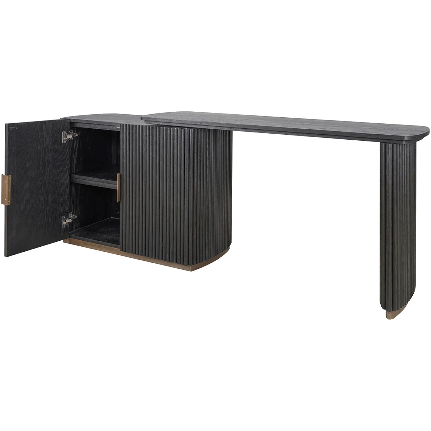 Richmond Bureau Cambon Dark Coffee 134cm