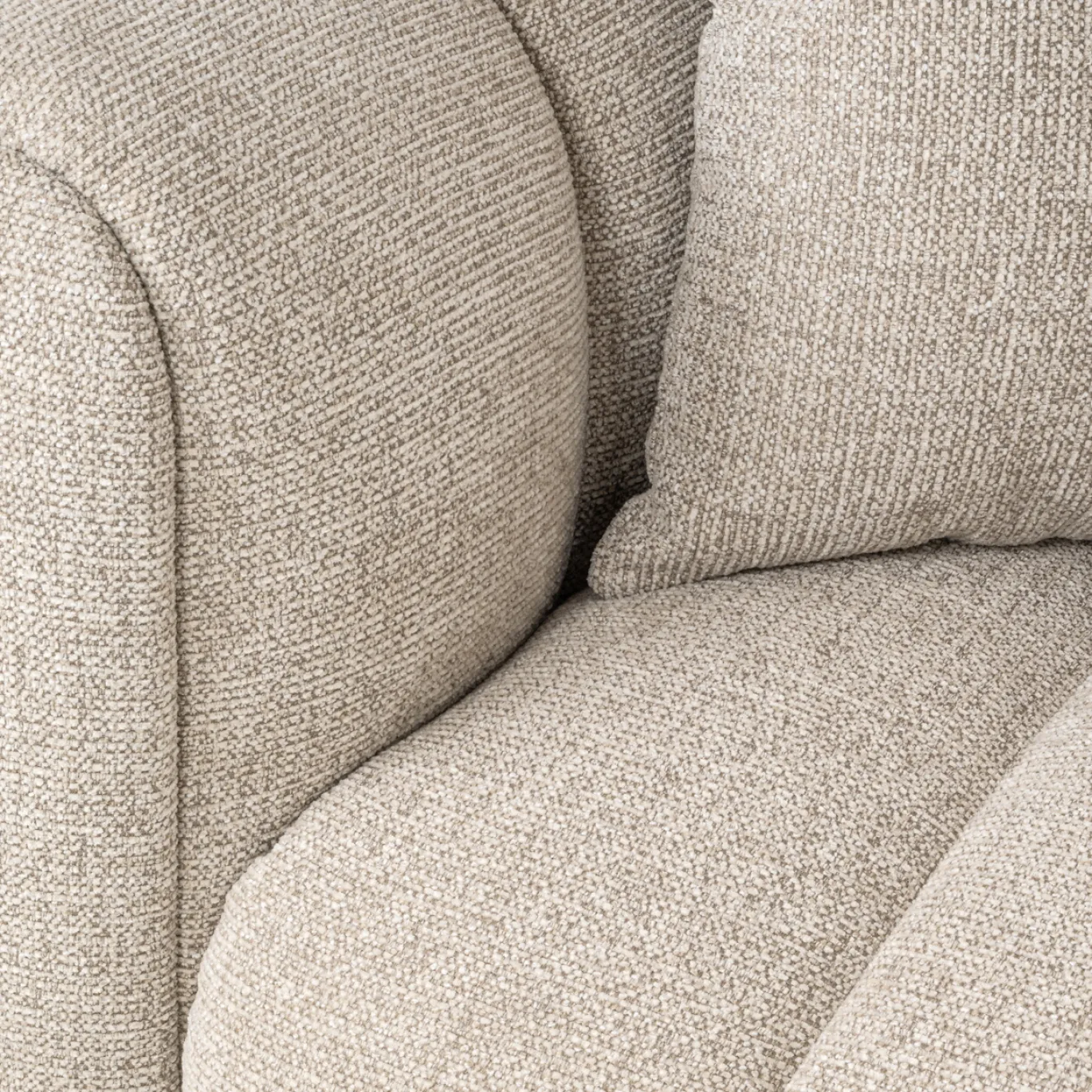 Richmond Chaise Longue Bank Novaro Naturel Fancy Rechts
