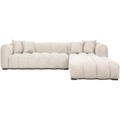 Richmond Chaise Longue Bank Novaro Naturel Fancy Rechts