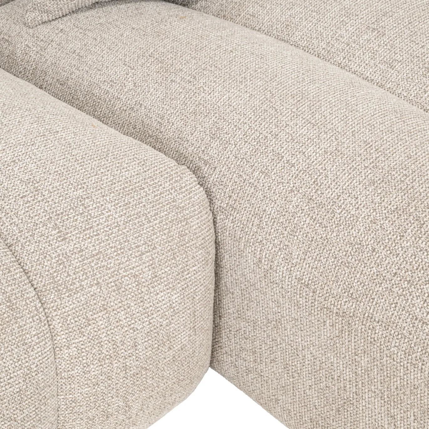 Richmond Chaise Longue Bank Novaro Naturel Fancy Rechts