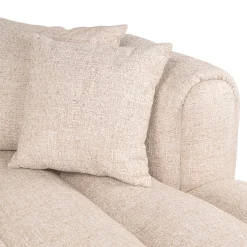 Richmond Chaise Longue Bank Novaro Cream Tweed Rechts