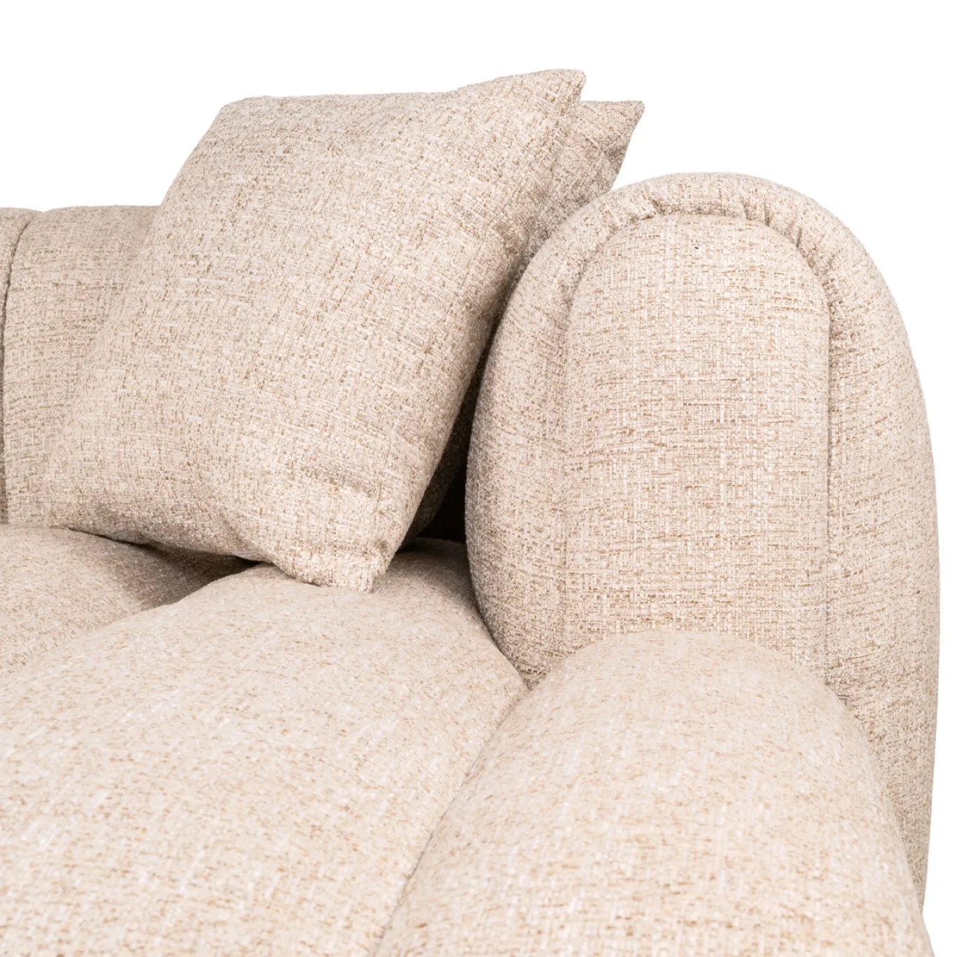 Richmond Chaise Longue Bank Novaro Cream Tweed Rechts