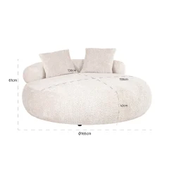 Richmond Daybed Tivola Lovely Crème
