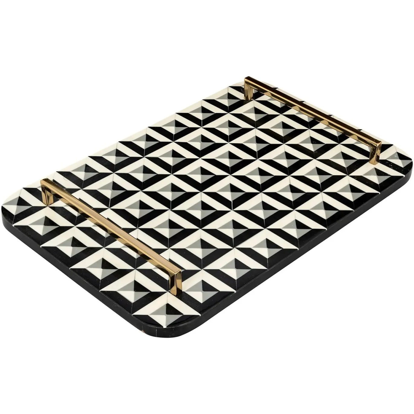 Richmond Dienblad Birte Zwart/Wit