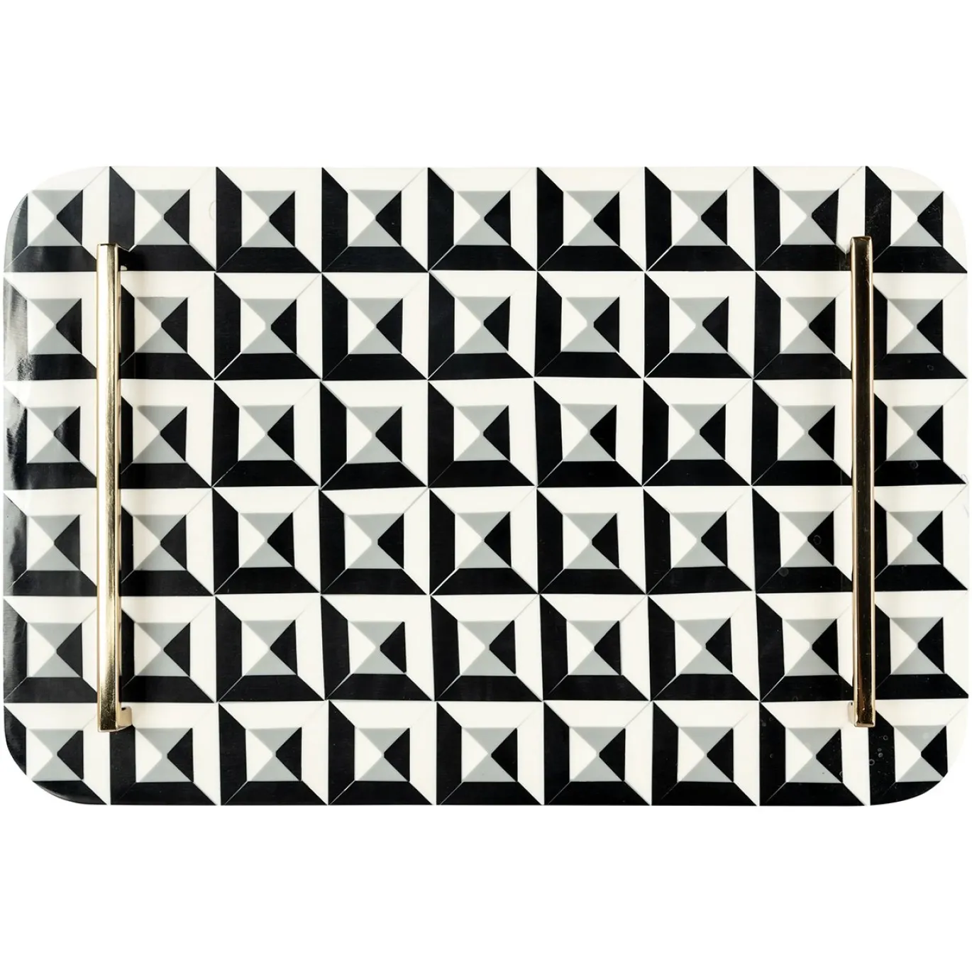 Richmond Dienblad Birte Zwart/Wit