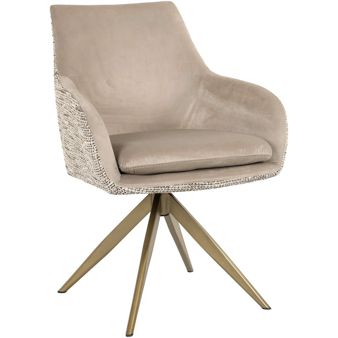 Richmond Draaistoel Lisonne Trendy Naturel