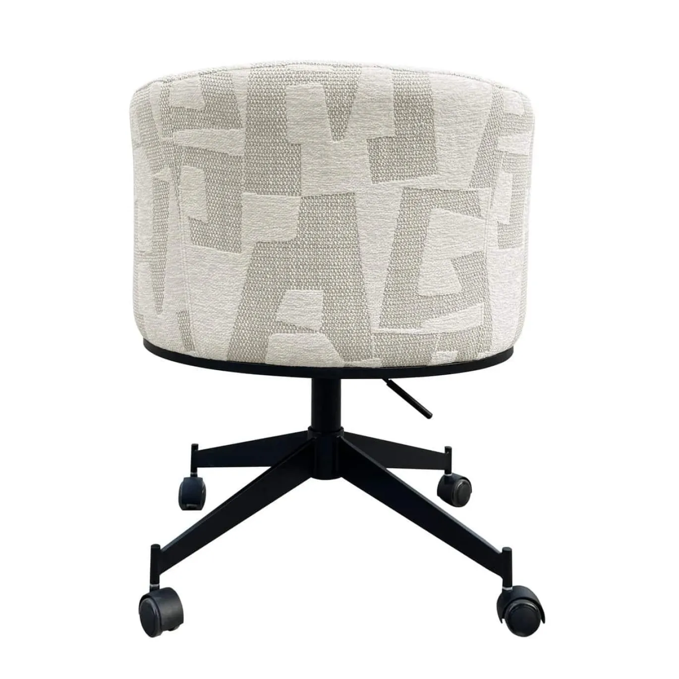 Richmond Draaistoel Rochenne met Wielen Beige Graffic