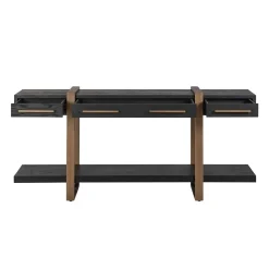 Richmond Dressoir Cambon 3-Laden Dark Coffee