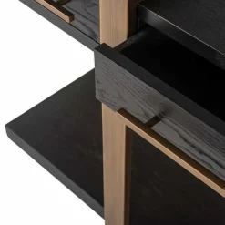 Richmond Dressoir Cambon 3-Laden Dark Coffee