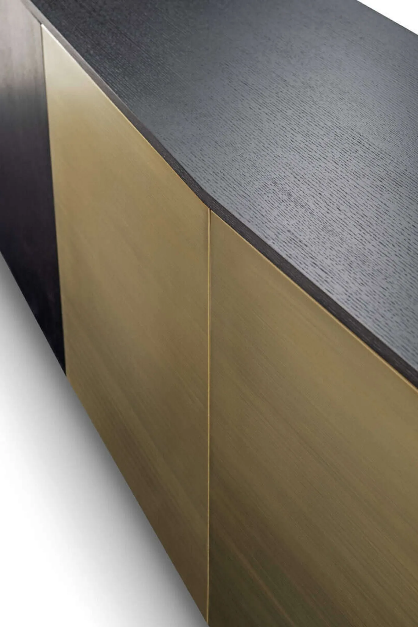 Richmond Dressoir Dax Zwart/Goud 220cm