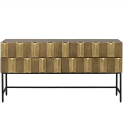 Richmond Dressoir Jaxx 2-Deurs 2-Lades Goud 160cm