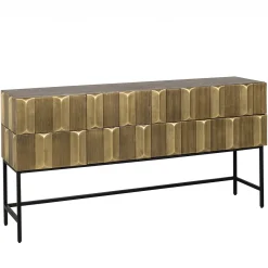 Richmond Dressoir Jaxx 2-Deurs 2-Lades Goud 160cm