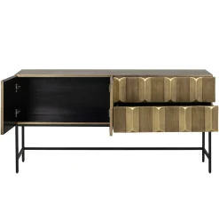 Richmond Dressoir Jaxx 2-Deurs 2-Lades Goud 160cm