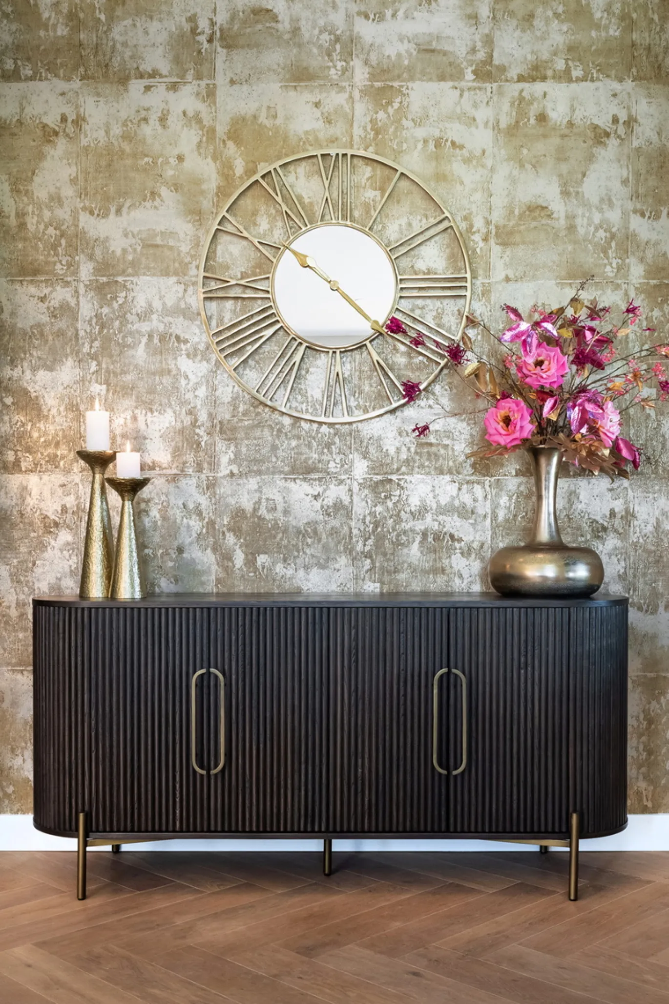 Richmond Dressoir Luxor 4-Deurs Bruin