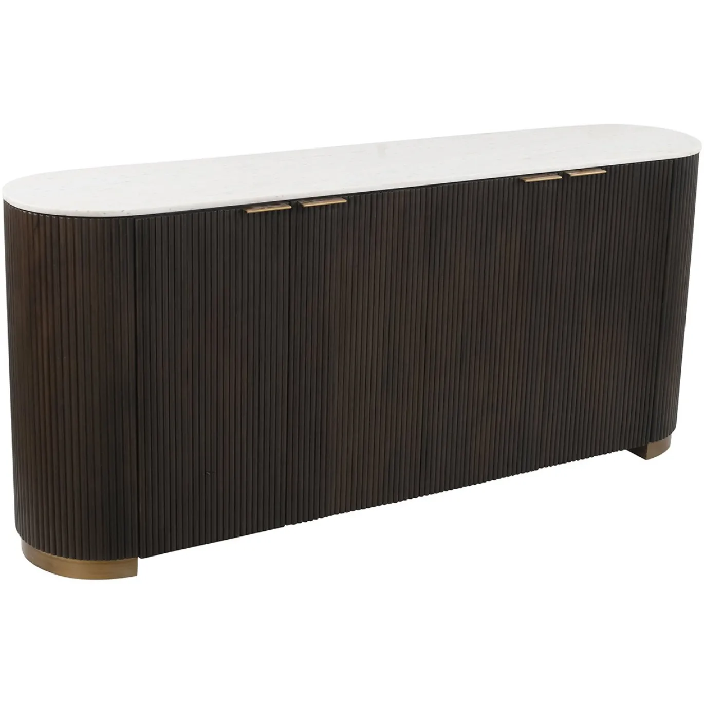 Richmond Dressoir Mayfield Marmer Wit/Bruin 180cm