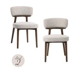 Richmond Eetkamerstoel Basker Naturel Fancy Set Van 2