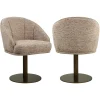 Richmond Eetkamerstoel Beverly Beige/Bruin Draaibaar