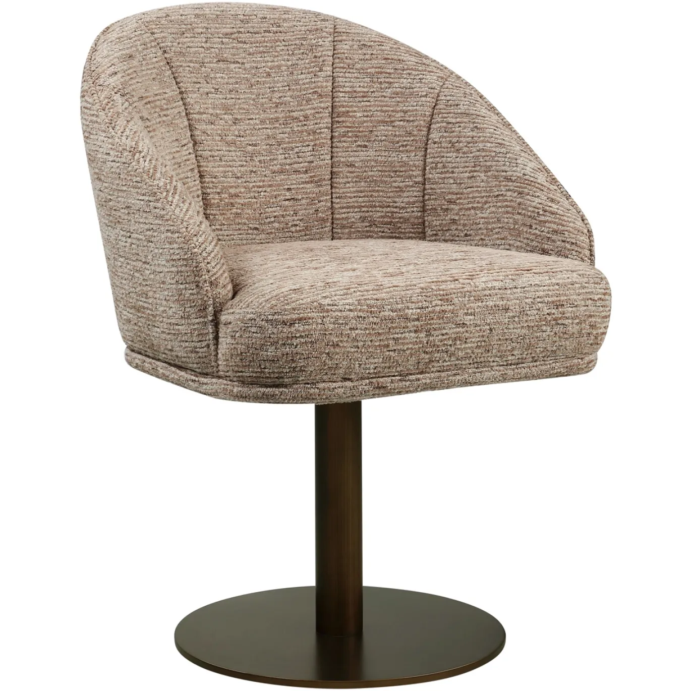 Richmond Eetkamerstoel Beverly Beige/Bruin Draaibaar