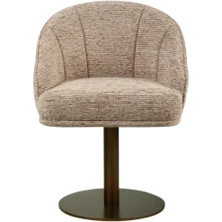 Richmond Eetkamerstoel Beverly Beige/Bruin Draaibaar