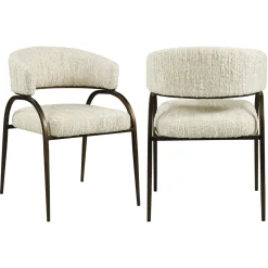 Richmond Eetkamerstoel Charda Beige Angora