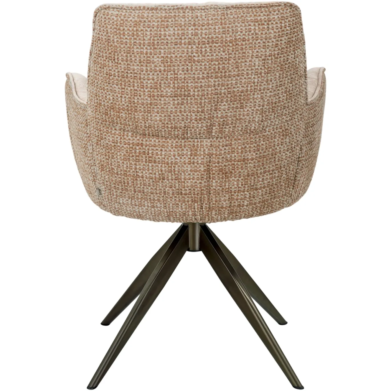 Richmond Eetkamerstoel Chase Ginger Jacquard Draaibaar