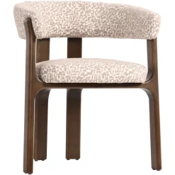 Richmond Eetkamerstoel Contigo Naturel Print Geo
