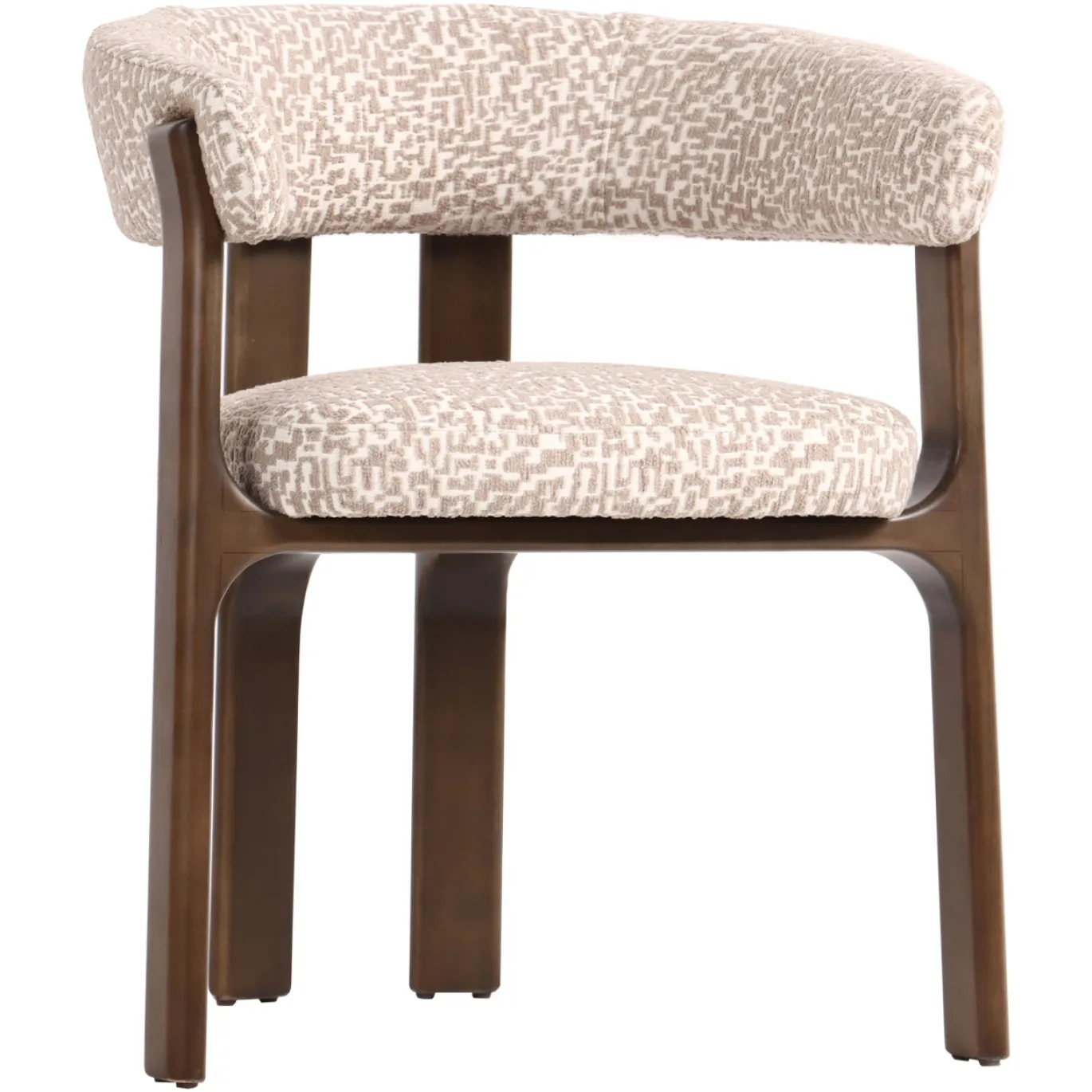 Richmond Eetkamerstoel Contigo Naturel Print Geo