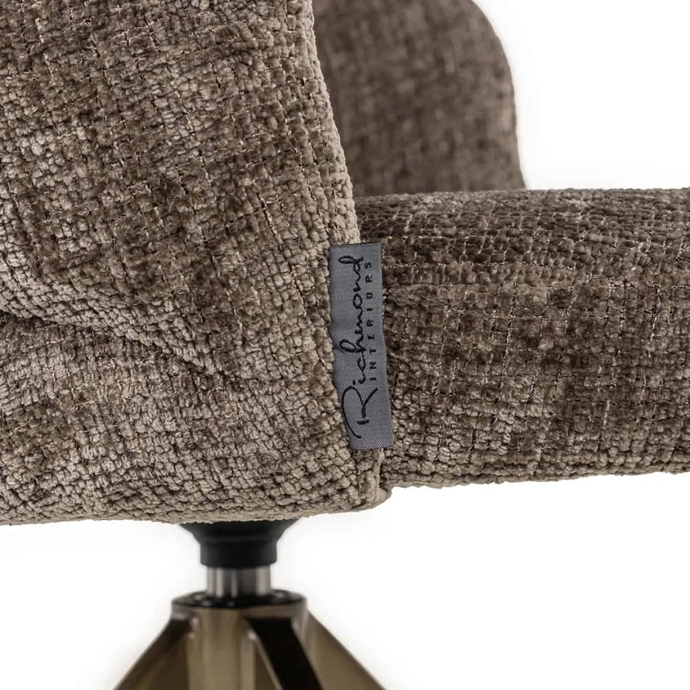Richmond Eetkamerstoel Draaibaar Zendaya Stone Chenille