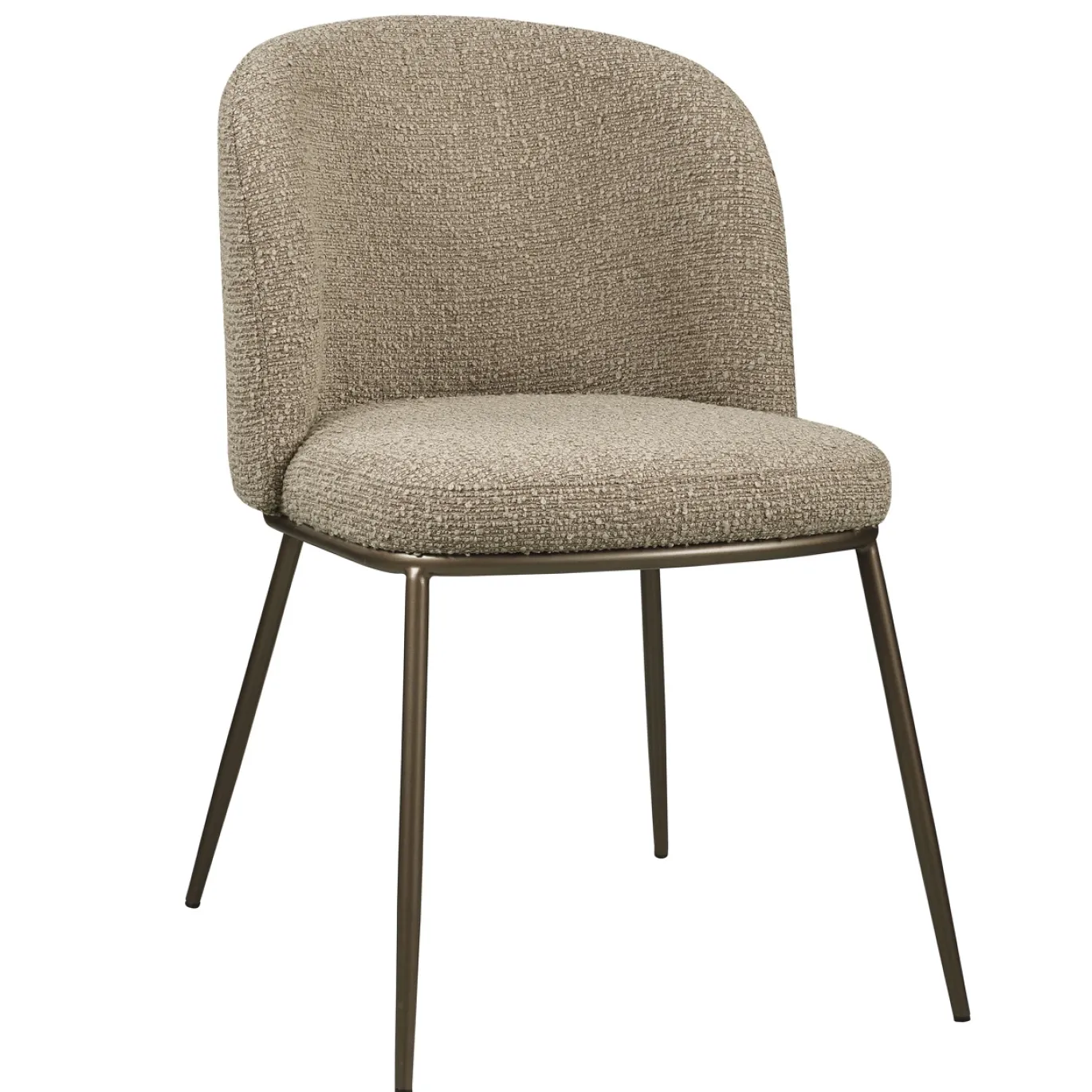 Richmond Eetkamerstoel Elvi Mokka Chunky Set Van 2
