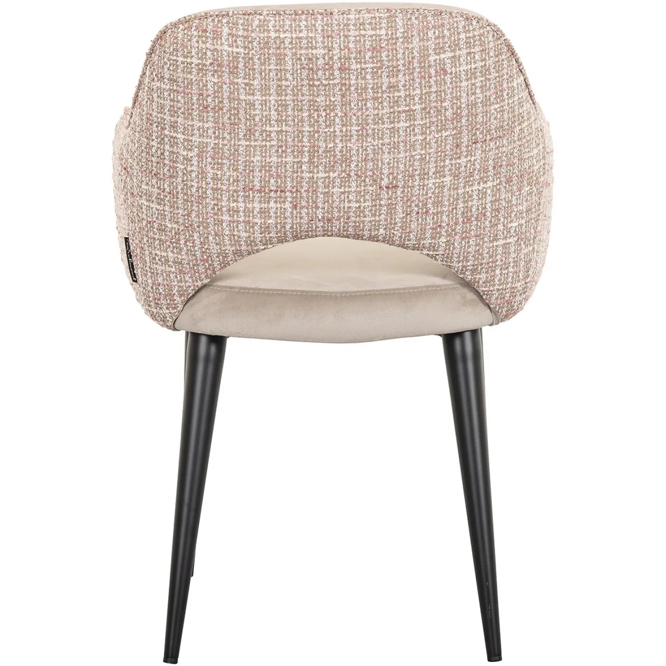 Richmond Eetkamerstoel Giovanna Khaki/Roze