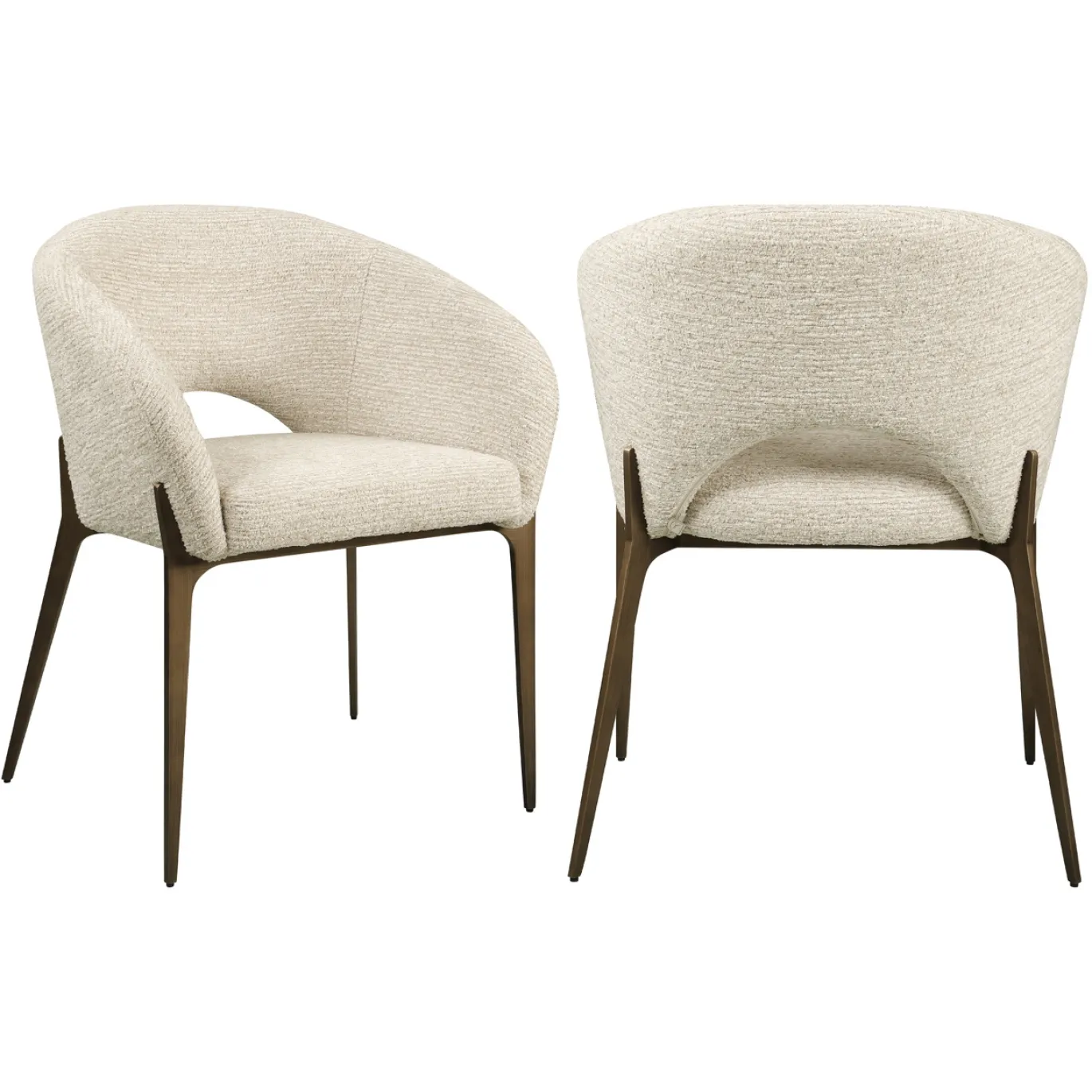 Richmond Eetkamerstoel Kenzi Naturel Lineair
