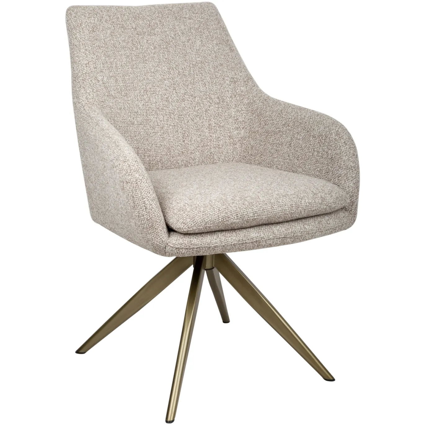 Richmond Eetkamerstoel Lisonne Cayenne Bruin Draaibaar