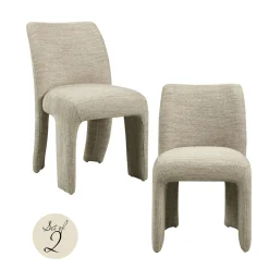 Richmond Eetkamerstoel Maya Naturel Softweave Set van 2