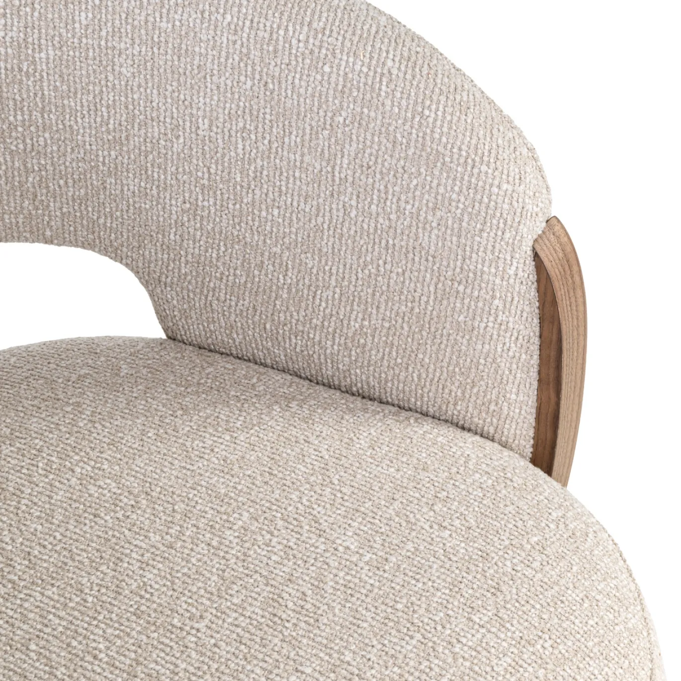 Richmond Eetkamerstoel Pollux Lodge Beige/Walnoot