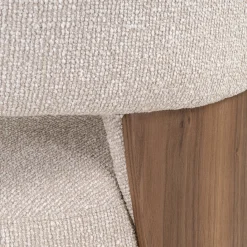 Richmond Eetkamerstoel Pollux Lodge Beige/Walnoot