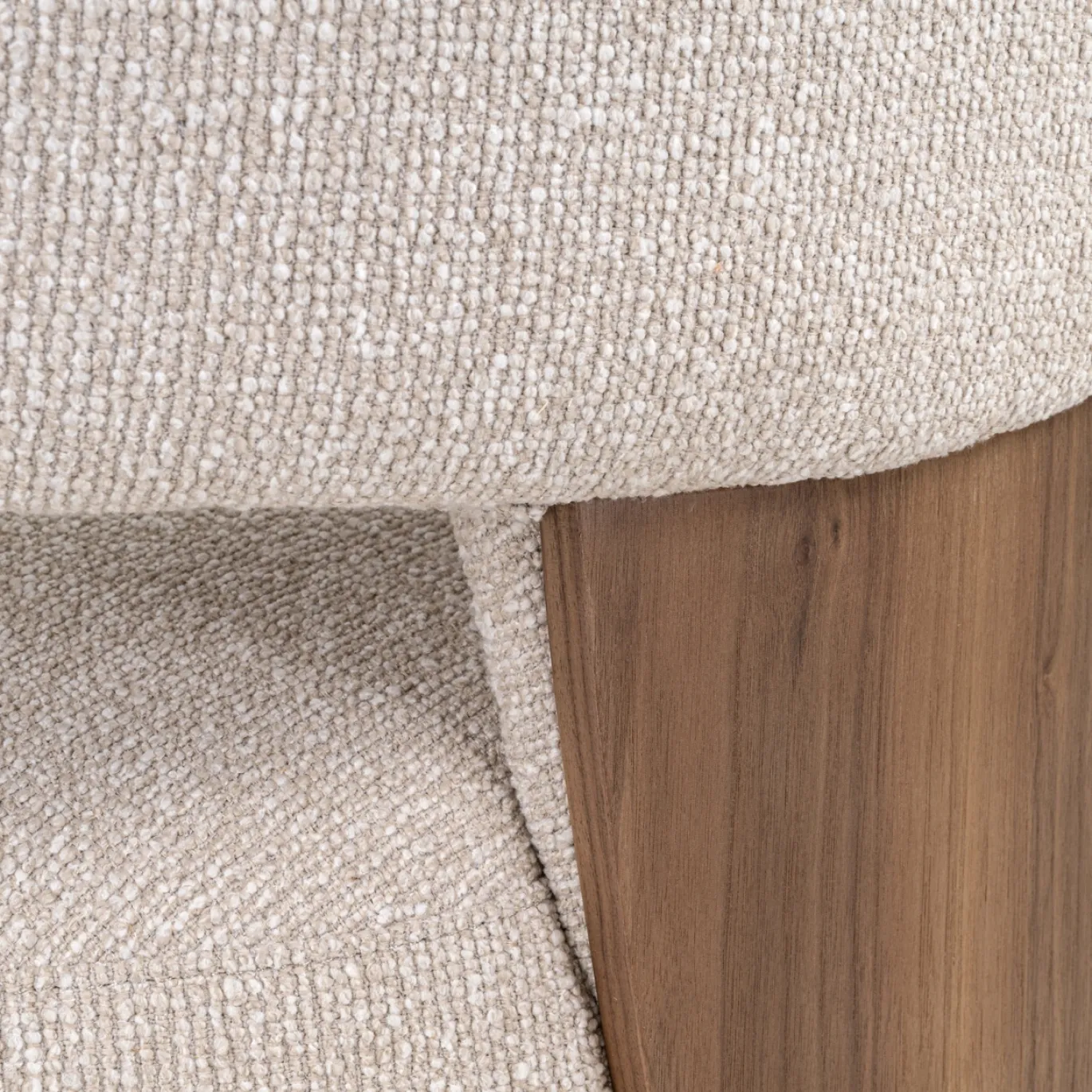 Richmond Eetkamerstoel Pollux Lodge Beige/Walnoot