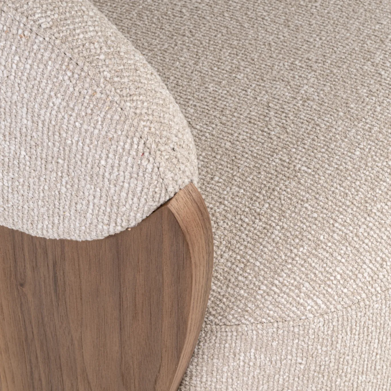 Richmond Eetkamerstoel Pollux Lodge Beige/Walnoot