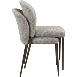 Richmond Eetkamerstoel Stacker Earth Tweed Fire Retardant Set van 2