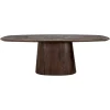 Richmond Eettafel Alix Deens Ovaal Mangohout Donkerbruin 230cm