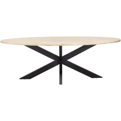 Richmond Eettafel Avalon Travertin Ovaal Brons 230cm
