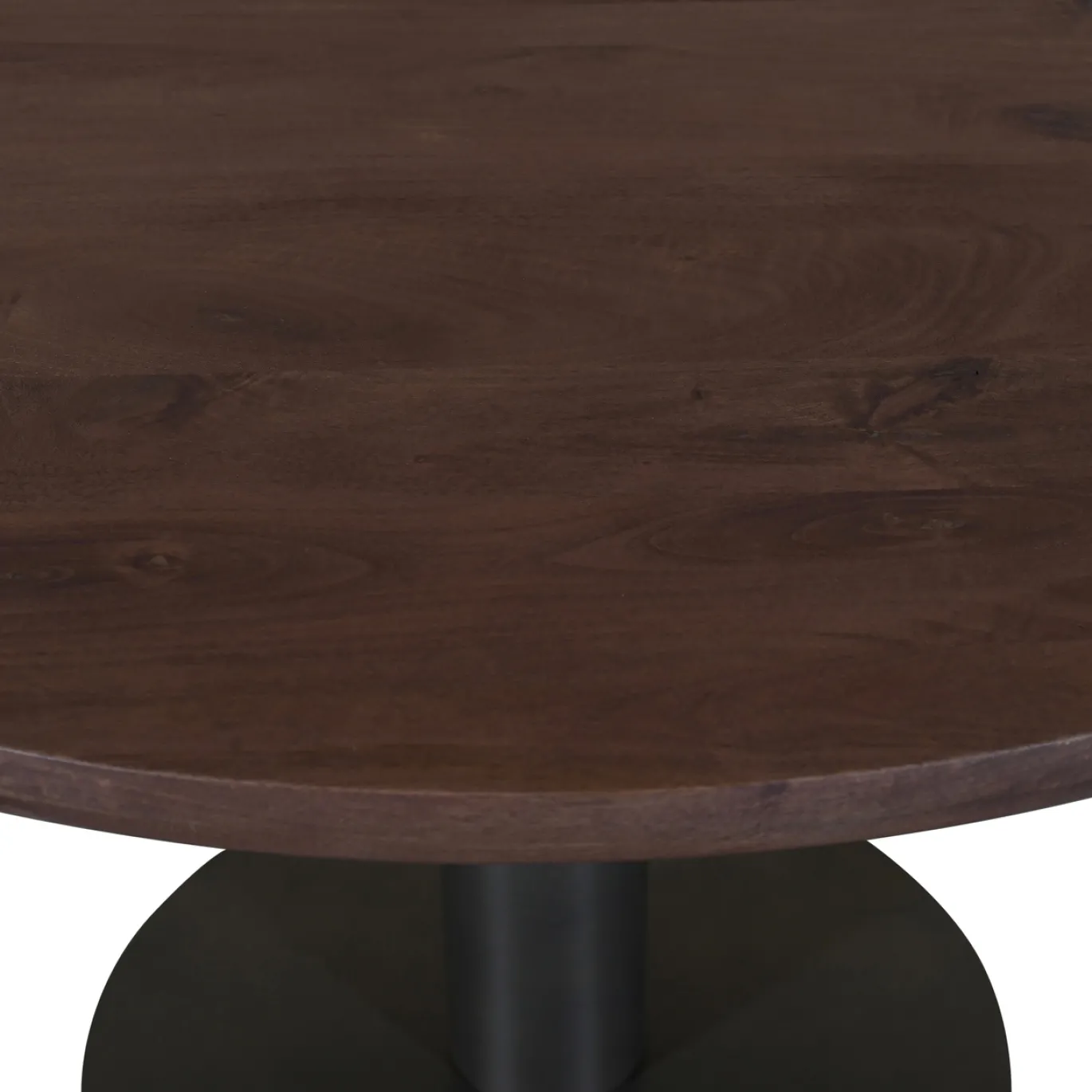 Richmond Eettafel Baldwin Donkerbruin Ø130cm