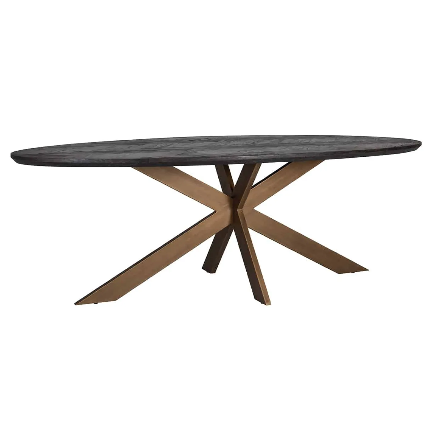 Richmond Eettafel Blackbone Brass Ovaal 260cm