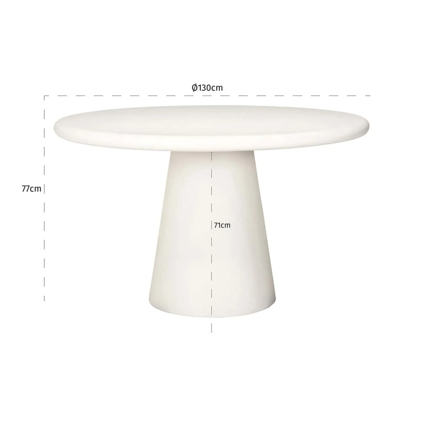 Richmond Eettafel Bloomstone Ø130cm