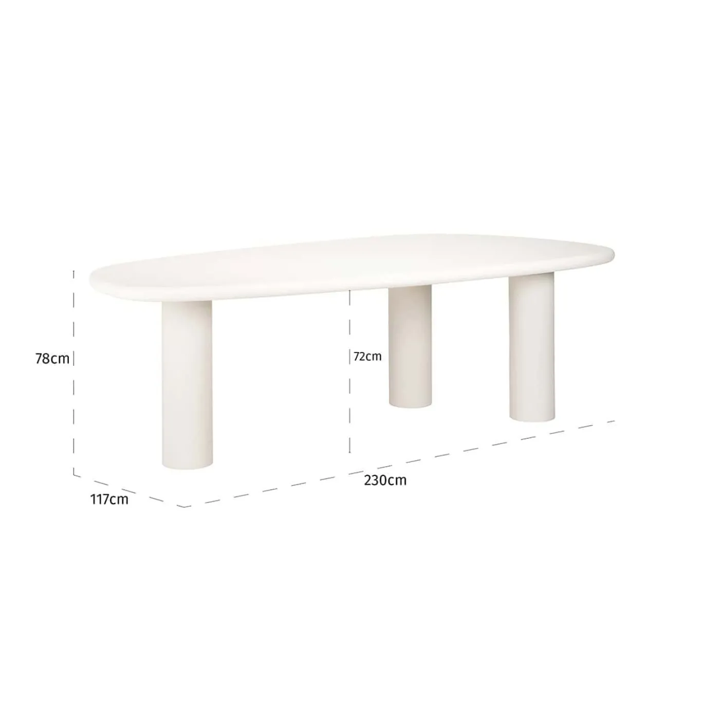 Richmond Eettafel Bloomstone 230cm