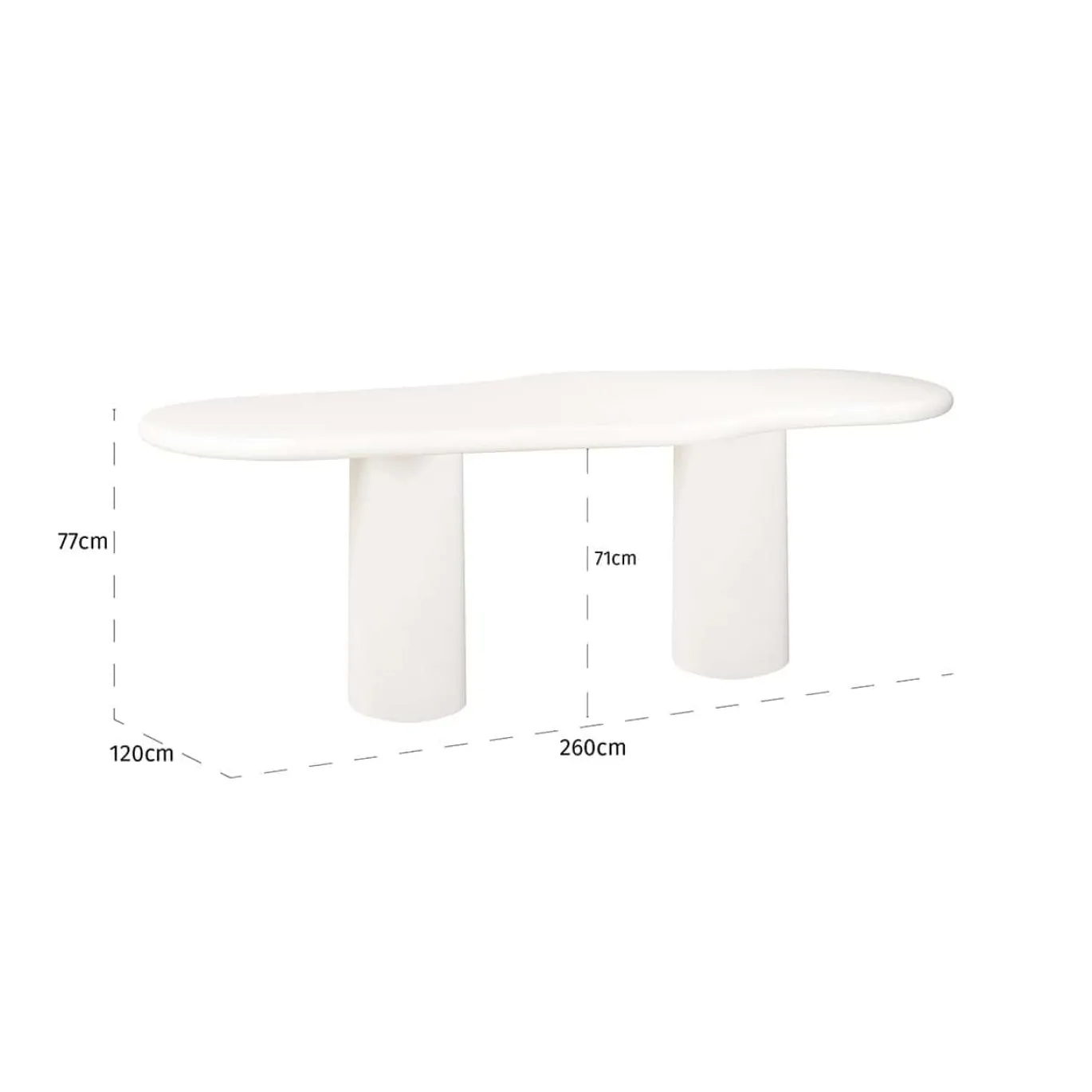 Richmond Eettafel Bloomstone 260cm
