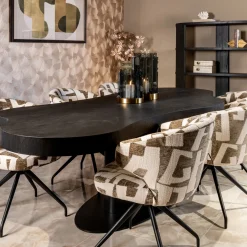 Richmond Eettafel Bogor Dark Coffee 225cm