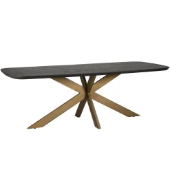 Richmond Eettafel Cambon 235cm Deens Ovaal Dark Coffee