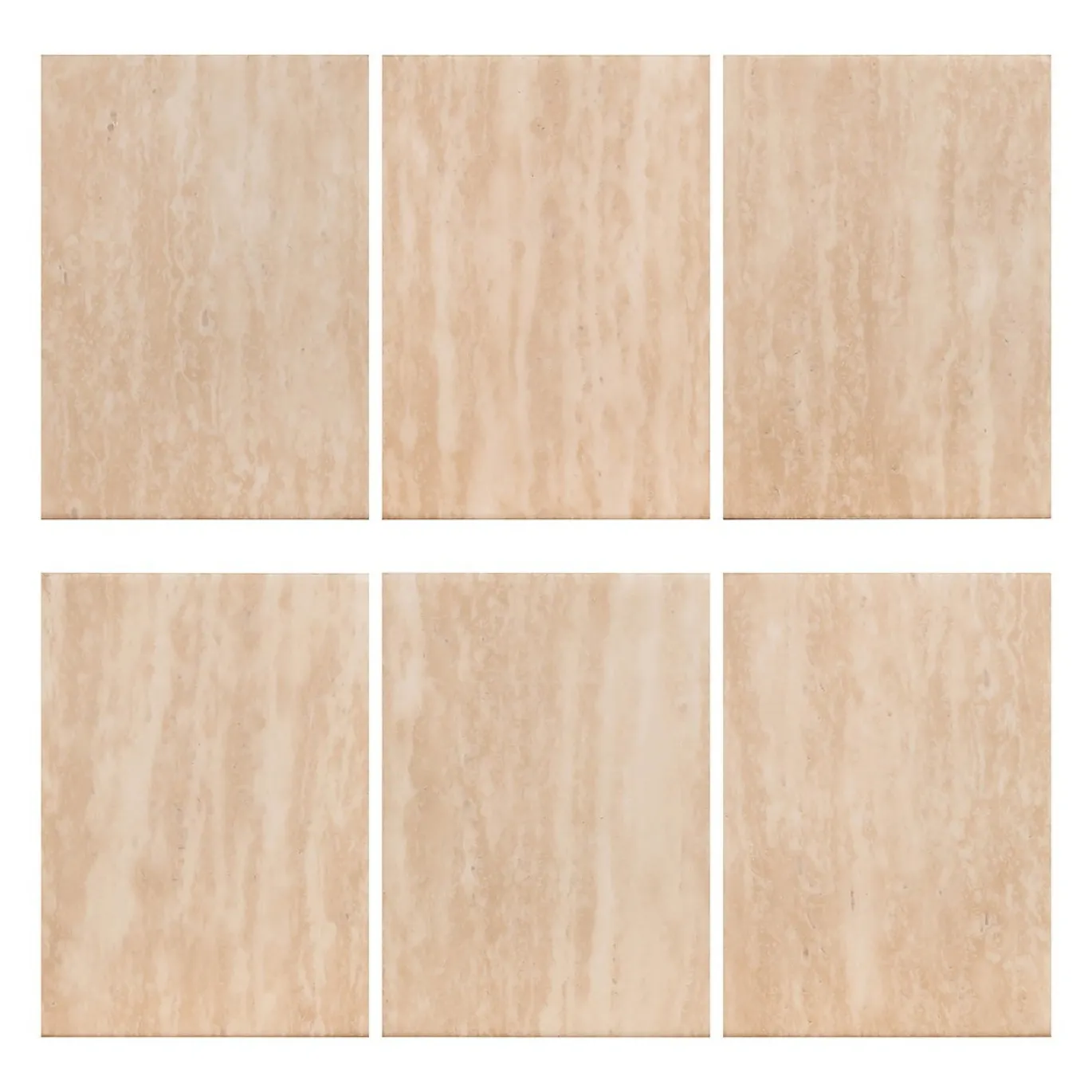 Richmond Eettafel Fictus Faux Travertin Beige Ø140cm