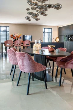 Richmond Eettafel Luxor Ovaal 235cm Bruin